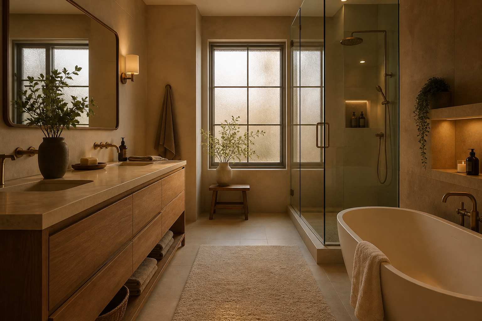 What Makes a Bathroom Feel Calm Rather Than Clinical?