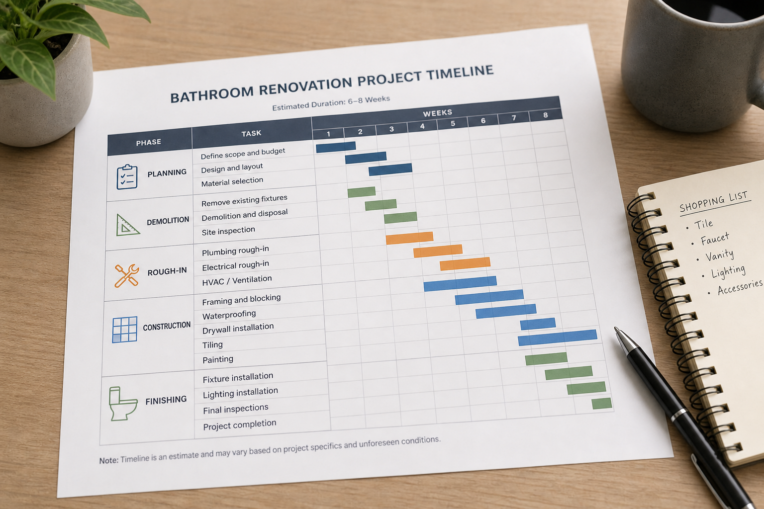 How Long Should a Bathroom Remodel Really Take — Start to Finish?