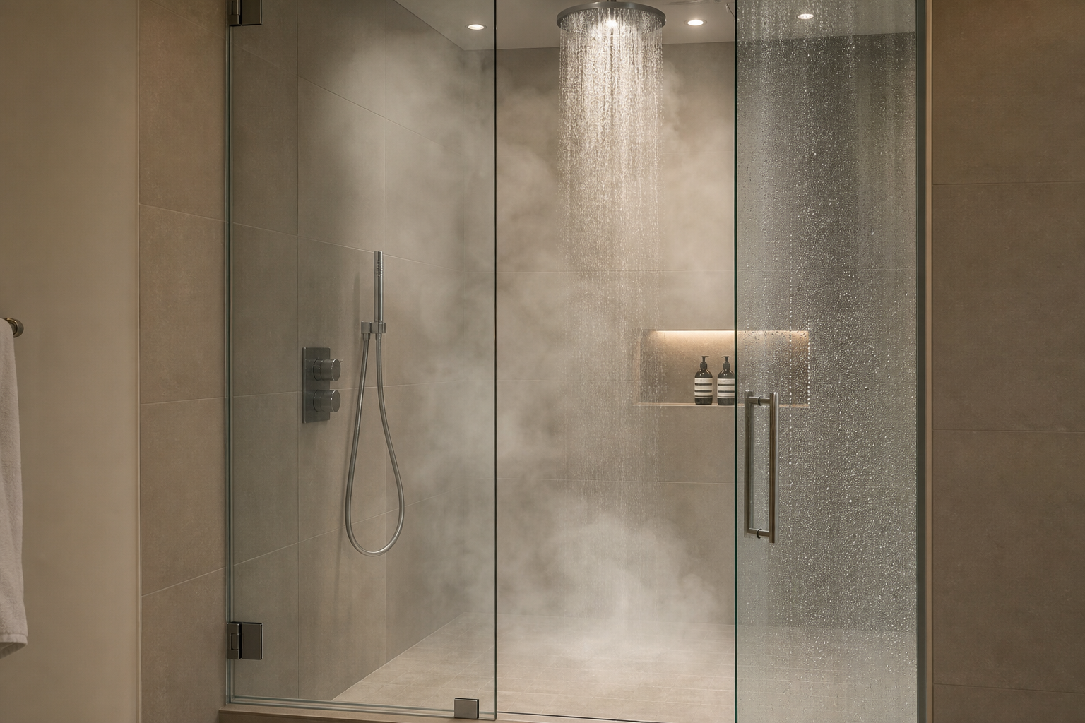 What's the Difference Between Vapor and Liquid Water, and Why Does It Change How a Bathroom Should Be Built?
